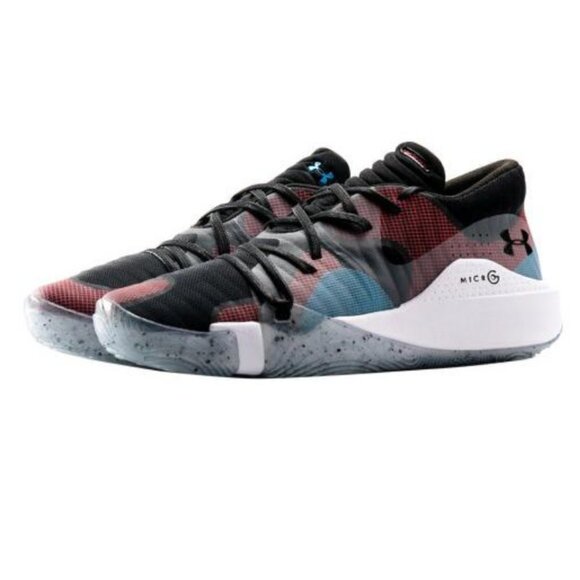 Under Armour Men's Anatomix Spawn Low Red/Black Basketball Shoe Sneaker Size 13 - Picture 1 of 8